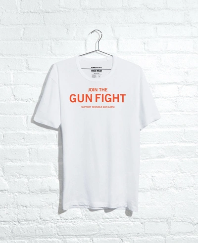 Kenneth Cole Site Exclusive! Join The Gun Fight T-shirt In White