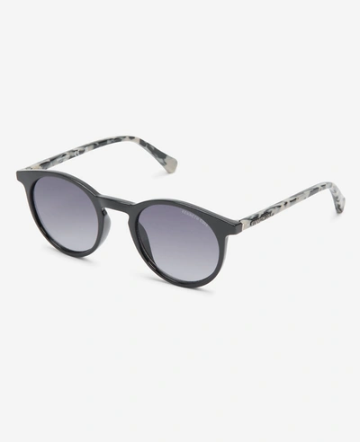 Kenneth Cole Round Sunglasses In Black
