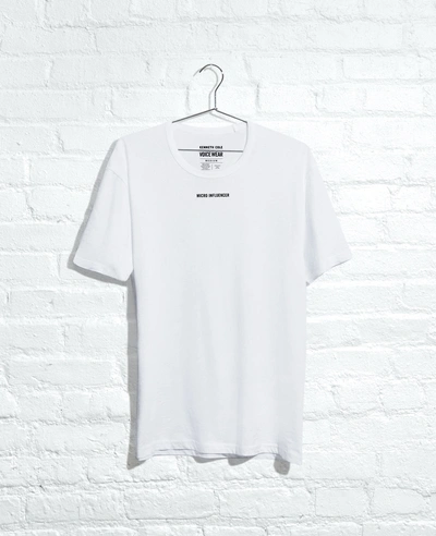 Kenneth Cole Site Exclusive! Micro Influencer T-shirt In White