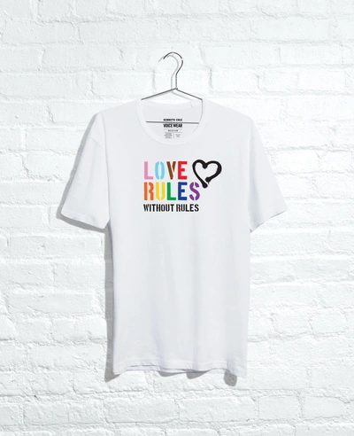 Kenneth Cole Site Exclusive! Love Rules T-shirt In White