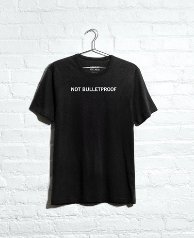 Kenneth Cole Site Exclusive! Not Bulletproof T-shirt In Black