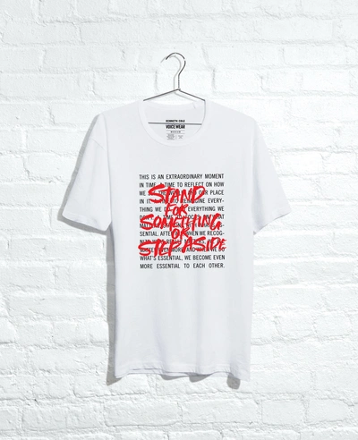 Kenneth Cole Site Exclusive! Stand For Something T-shirt In White