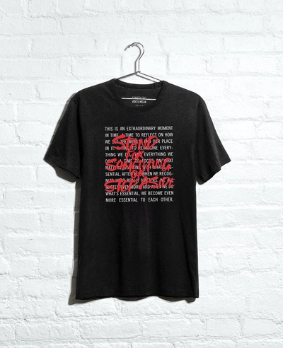 Kenneth Cole Site Exclusive! Stand For Something T-shirt In Black