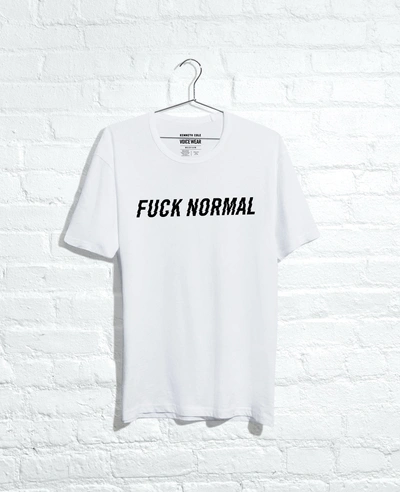 Kenneth Cole Site Exclusive! F Normal T-shirt In White