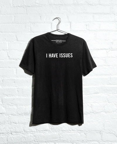 Kenneth Cole Site Exclusive! I Have Issues T-shirt In Black