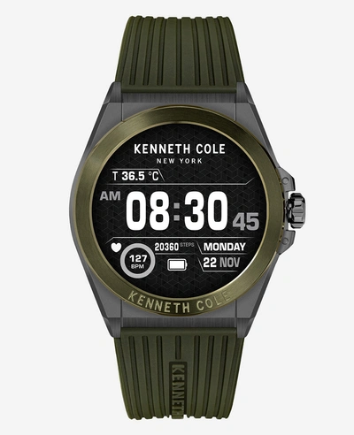 Kenneth Cole The Wellness Smartwatch 2.0 With Interchangeable Band Set In Olive