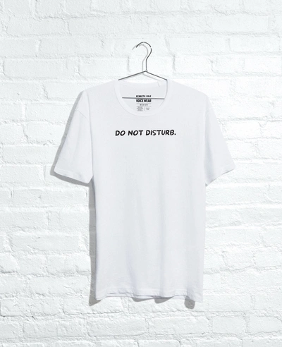 Kenneth Cole Site Exclusive! Do Not Disturb T-shirt In White