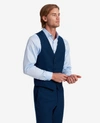 Kenneth Cole Ready Flex Slim-fit Suit Separate Vest In Bright Blue