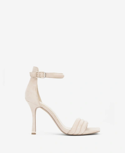 Kenneth Cole Hart Ankle Strap Heeled Sandal In Buff