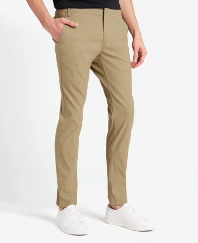 Kenneth Cole Slim Fit Tech Chino Pant In Light Brown