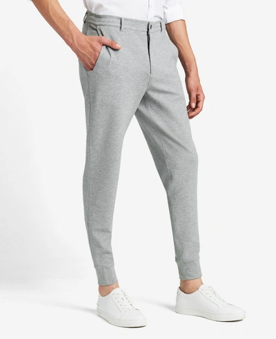 Kenneth Cole Tailored Stretch Joggers Pant In Heather,grey