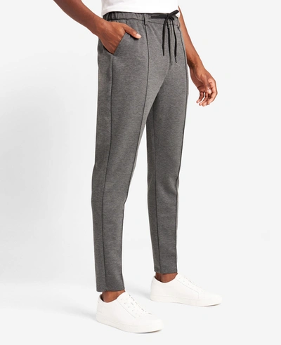 Kenneth Cole Knit Tailored Pant In Black Heather