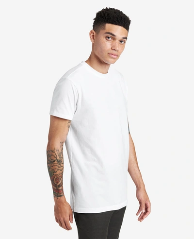 Kenneth Cole Essential Stretch Crew Neck T-shirt In White