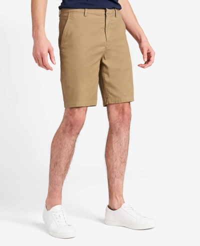 Kenneth Cole Stretch Tailored Shorts Pant In Light Brown