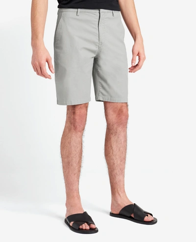 Kenneth Cole Stretch Tailored Shorts Pant In Grey