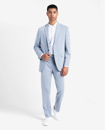 Kenneth Cole Slim-fit Suit In Light Blue