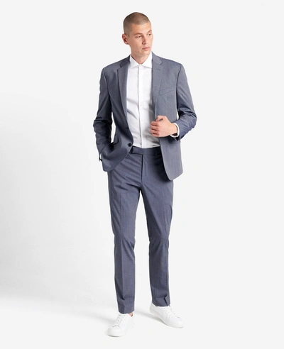 Kenneth Cole Slim-fit Suit In Blue