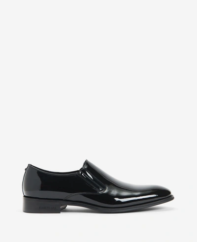 Kenneth Cole Site Exclusive! Tully Patent Slip-on Oxford Shoe With Techni-cole In Black