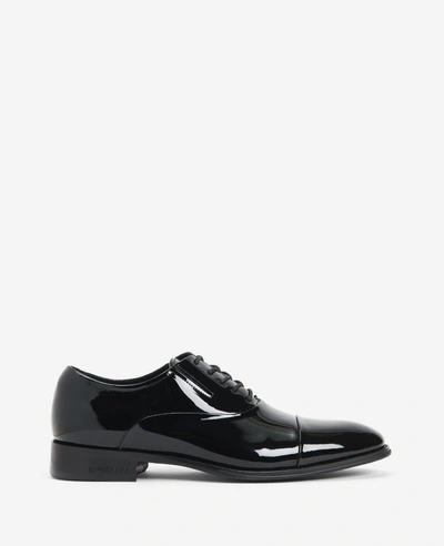 Kenneth Cole Site Exclusive! Tully Patent Leather Cap Toe In Black