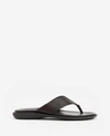 Kenneth Cole Sand Leather Thong Sandal In Brown