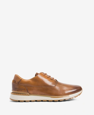 Kenneth Cole Kev Leather Lace-up With Techni-cole In Cognac