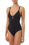 Melissa Odabash Havana One-piece Swimsuit In Black
