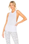 Alo Yoga Heat Wave Tank In White