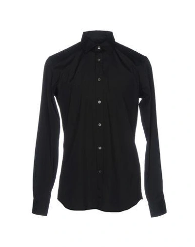 Belstaff Solid Color Shirt In Black