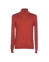 Gran Sasso Turtlenecks In Red