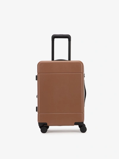 Calpak Hue Carry-on Luggage In Hazel | 20" In Brown