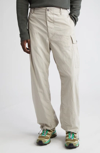 Beams Nylon Oxford Cargo Trousers In Cement 05