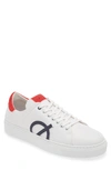 Loci Nine Sneaker In White/ Red/ Navy