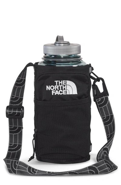The North Face Borealis Water Bottle Holder Bag In Tnf Black/ Tnf Black