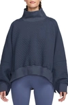 Nike Therma-fit Fleece Sweatshirt In Blue