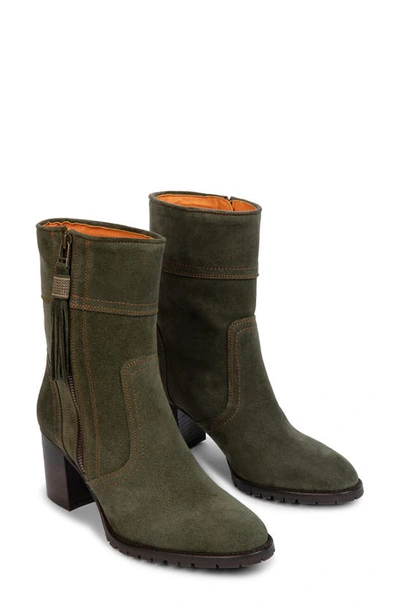 Penelope Chilvers Fina Tassel Bootie In Forest Green