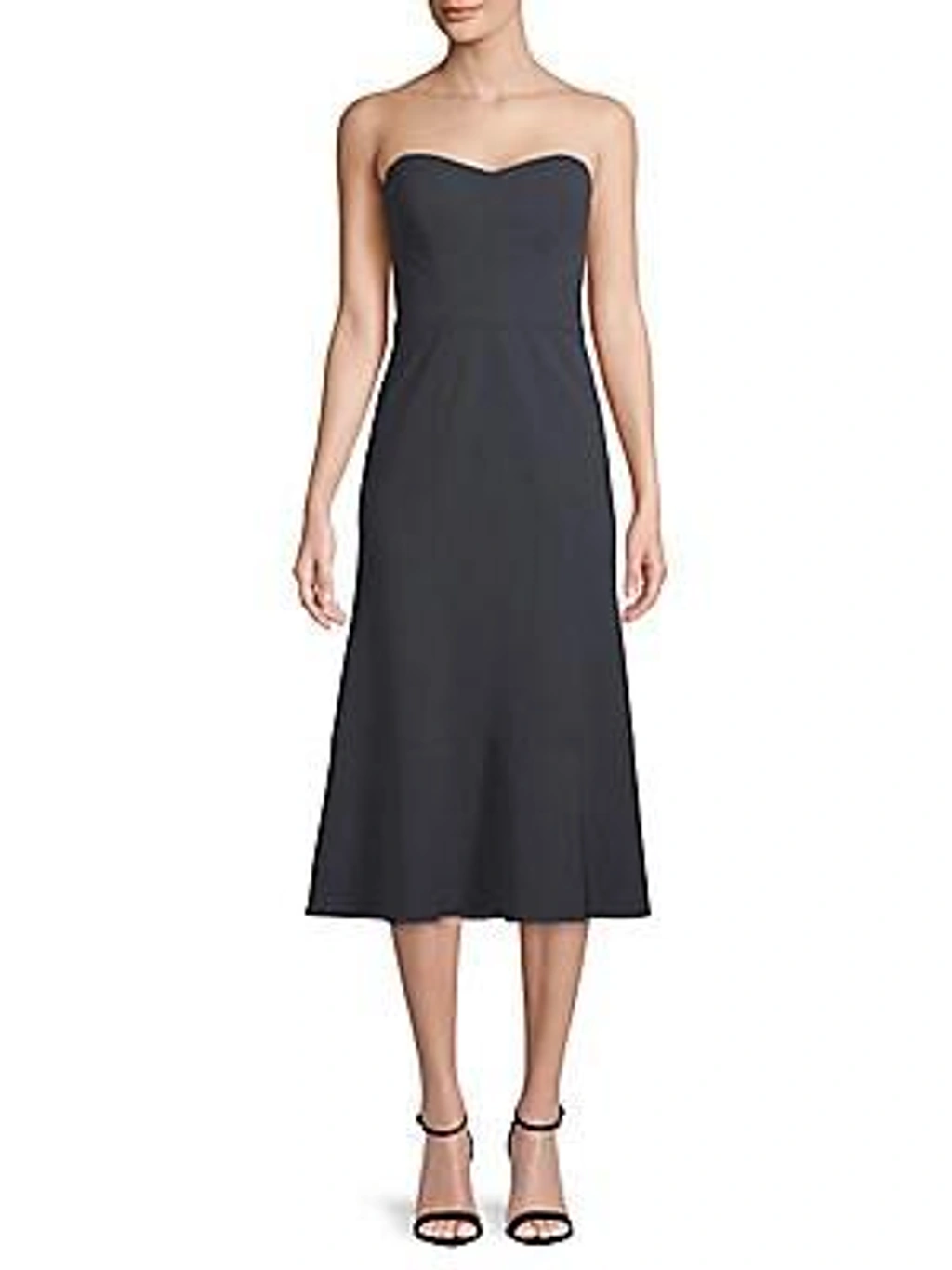 vera wang black strapless dress Bustier High-Low by Consider ordering a size up Qi Wei wore #VeraWangHAUTE to