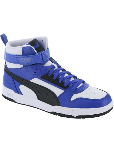 Puma Game Mens High Tops Casual Basketball Shoes In Multi