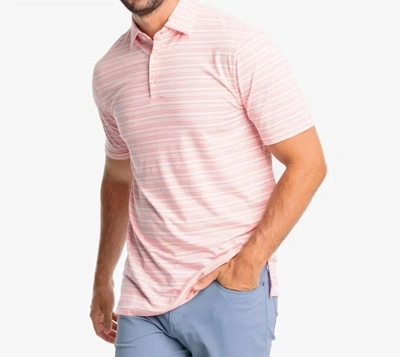 Southern Tide Men Ryder Bombay Striped Polo Shirt In Pink