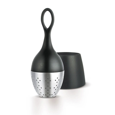Ad Hoc Floatea Floating Tea Infuser With Stand In Black