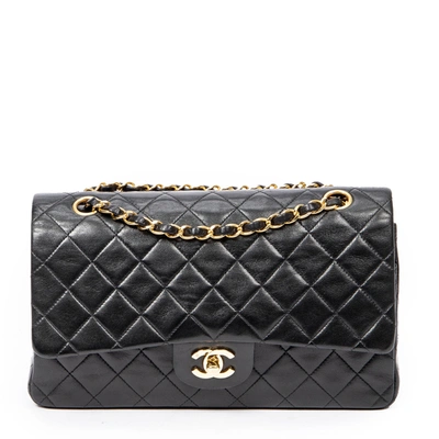 Pre-owned Chanel Cc Timeless Medallion Tote In Black