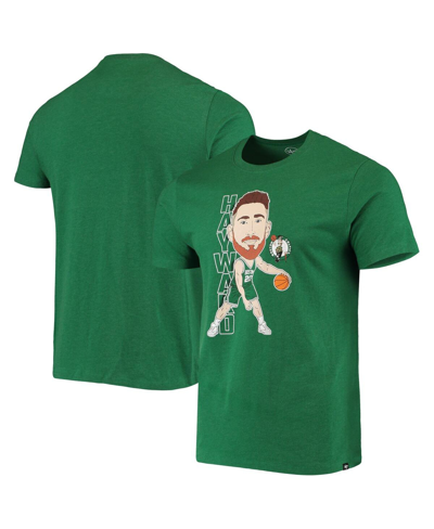 47 Brand Men's '47 Gordon Hayward Heathered Kelly Green Boston Celtics Bobblehead T-shirt