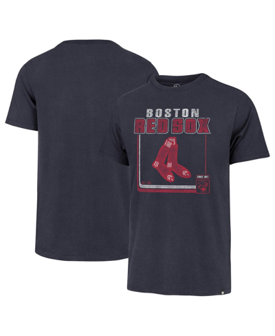 47 Brand Men's ' Navy Boston Red Sox Borderline Franklin T-shirt