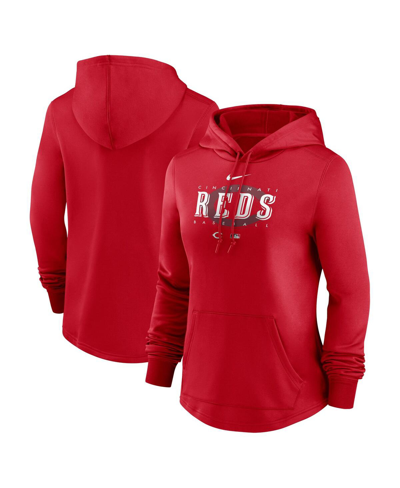 Nike Women's  Red St. Louis Cardinals Authentic Collection Pregame Performance Pullover Hoodie