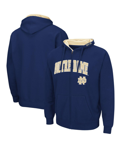 Colosseum Men's  Navy Notre Dame Fighting Irish Big And Tall Arch And Logo 2.0 Pullover Hoodie