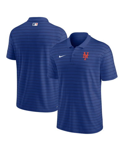 Nike Men's  Royal Kansas City Royals Authentic Collection Victory Striped Performance Polo Shirt