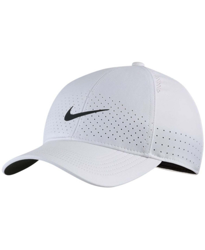 Nike Men's  White Featherlight Club Performance Adjustable Hat