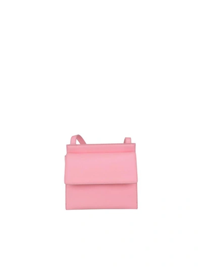 Calvin Klein Crossbody Flap Bag In Rosa Chiaro Pastello (pink)