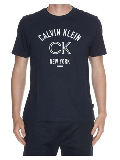 Calvin Klein T-shirt In Navy Blazer