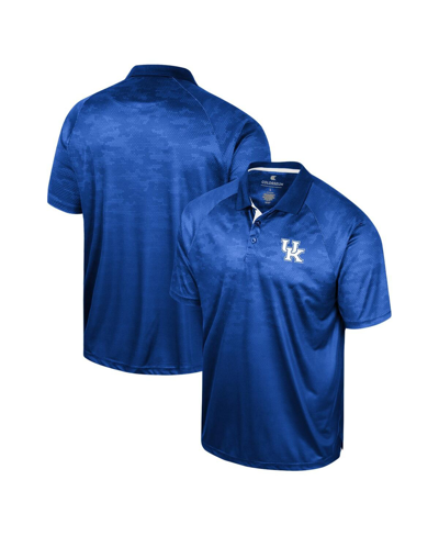 Colosseum Men's  Royal Kentucky Wildcats Big And Tall Santry Polo Shirt