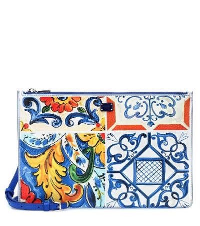 Dolce & Gabbana 印花皮革小袋 In Multicoloured